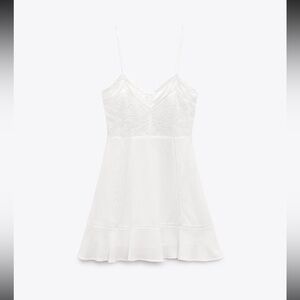 Zara “Short Embroidered Dress”